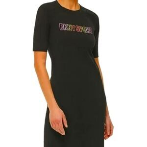 DKNY OMBRE Logo Sports dress